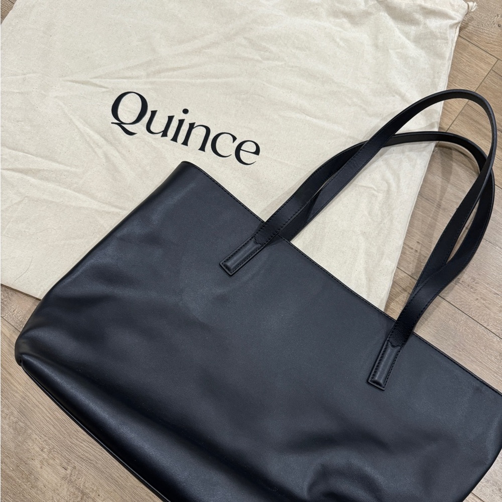 Quince genuine leather work tote bag